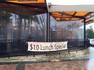 Tosung lunch special banner